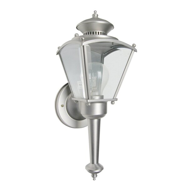 Designers Fountain Kinsley 15.5in Pewter 1-Light Outdoor Line Voltage Wall Sconce, Bulb Not Included 30223-PW - main